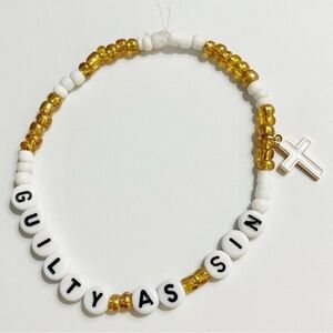 Taylor Swift Eras Tour Friendship Bracelet Guilty As Sin TTPD